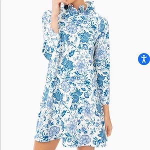 Tuckernuck Blue Chintz Floral Daphne Dress